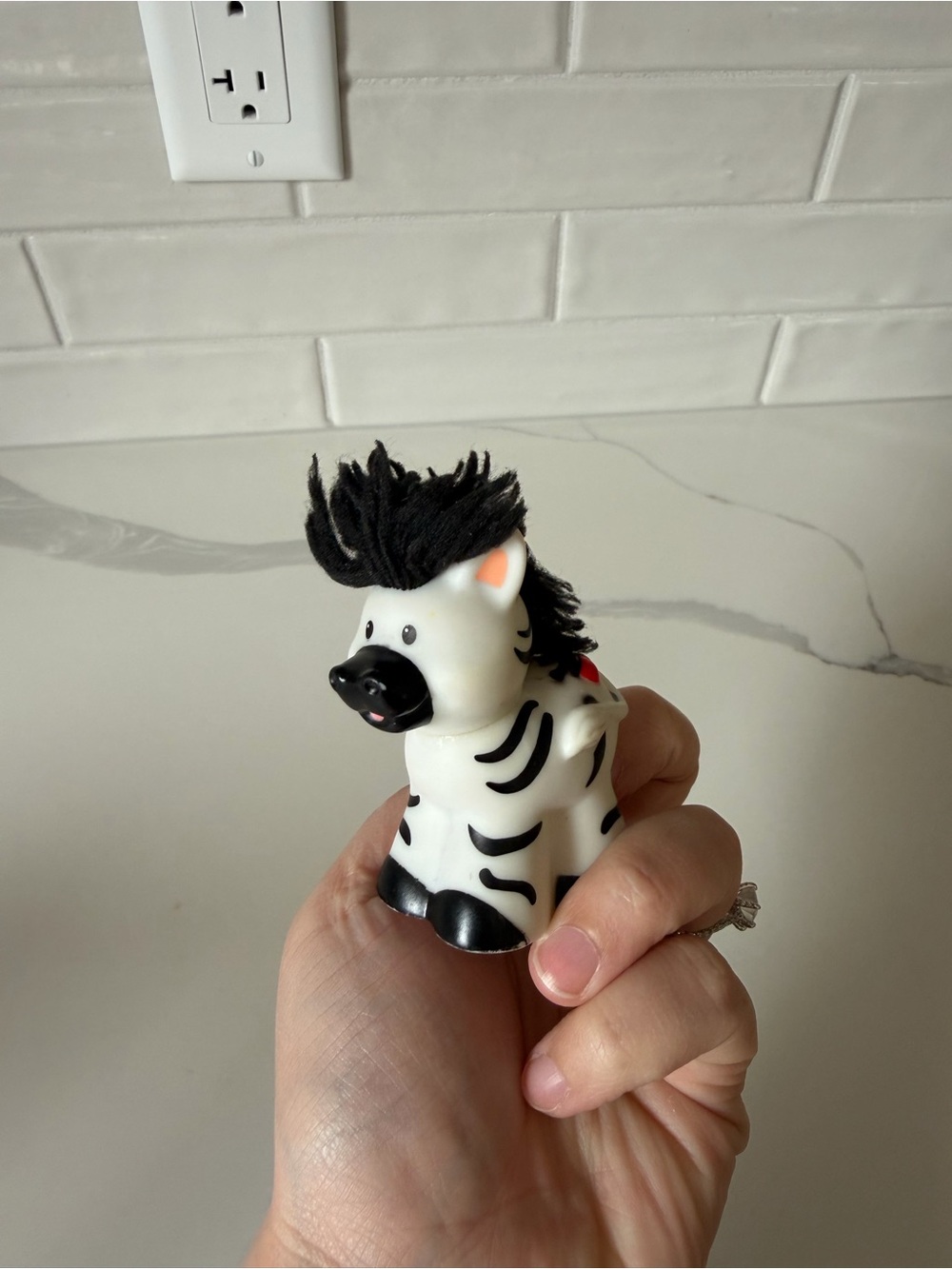 Little People Touch n Feel Zebra w Ladybug Noah’s Ark